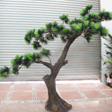 Fake Plastic Leaves Pine Tree aed kaunistamiseks