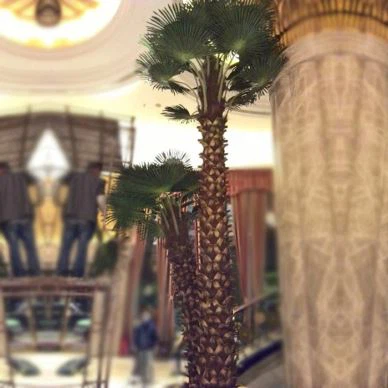 Hotell Kunstlik Washingtonia Filifera palmipuu