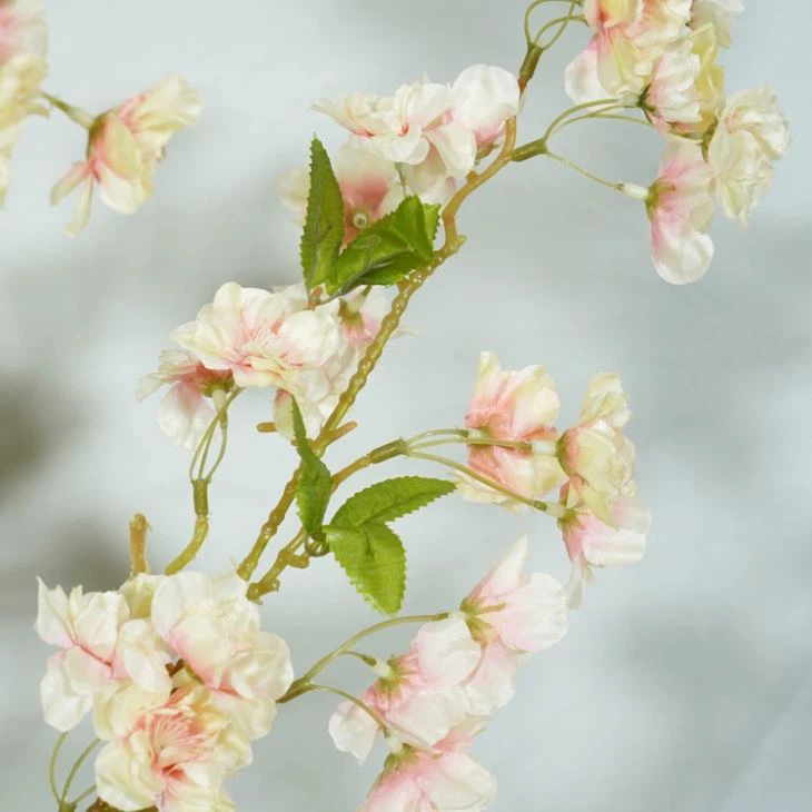 Wholesale Artificial Cherry Blossom Branch White Pink